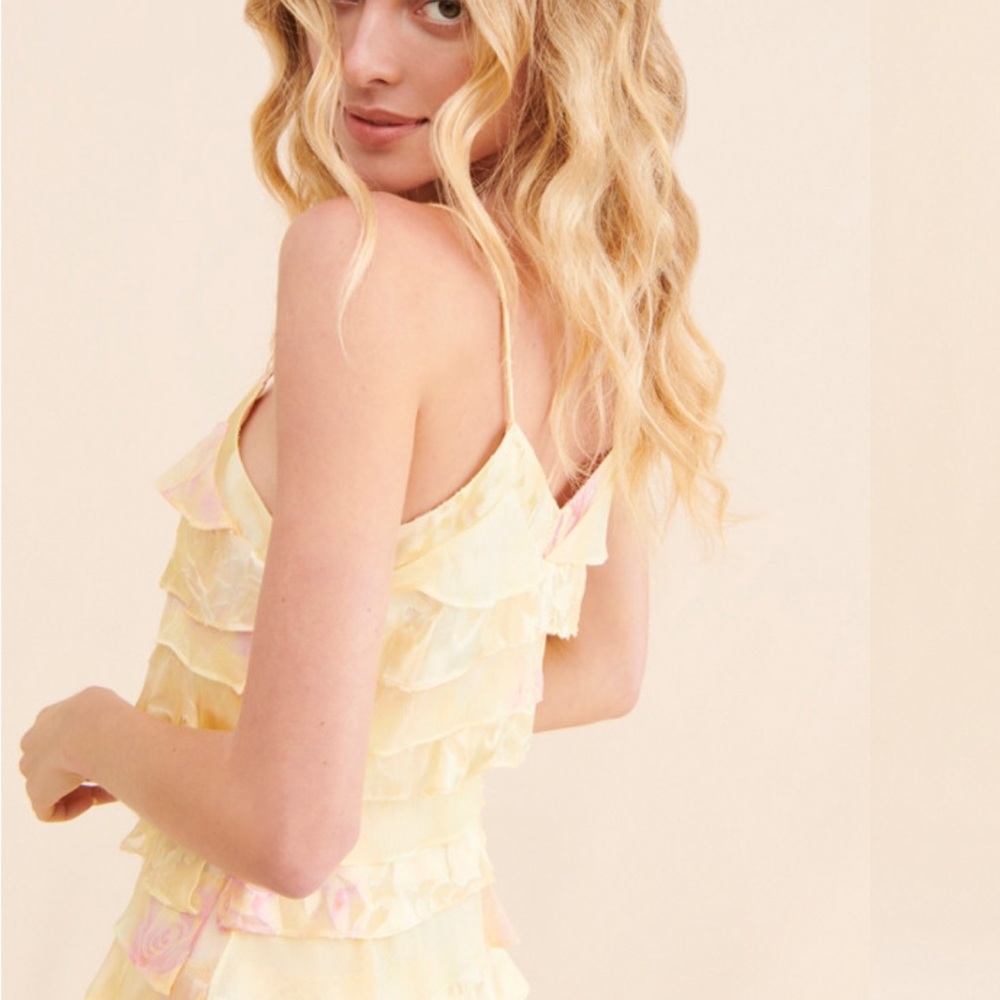 Loveshackfancy agrace yellow mini dress - Picture 5 of 6